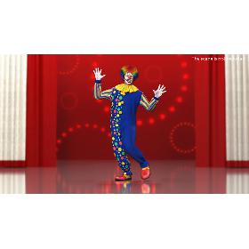 3D Funny Clown Costume Rigged Fur